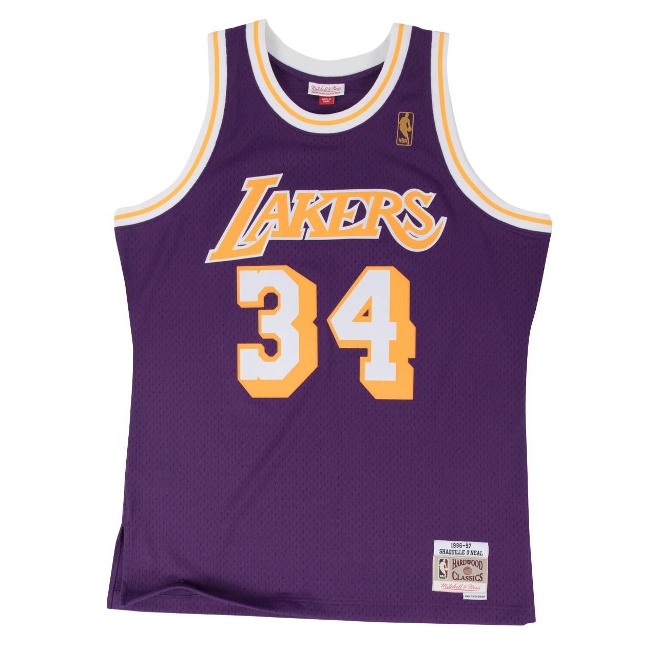Los Angels Lakers RD 96-97 O'Neal Jersey