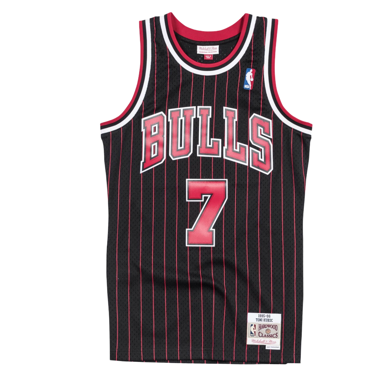 Chicago Bulls 95-96 Black Kukoc Jersey
