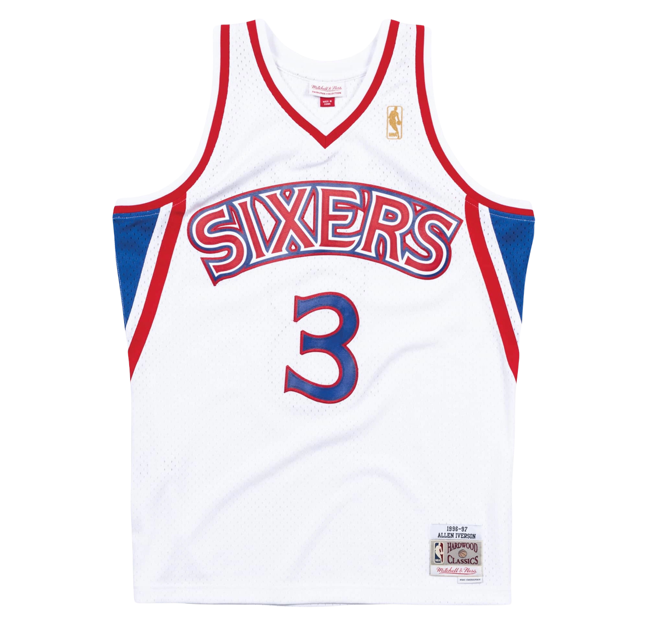 Philadelphia 76ers 96-97 Iverson HM Jersey