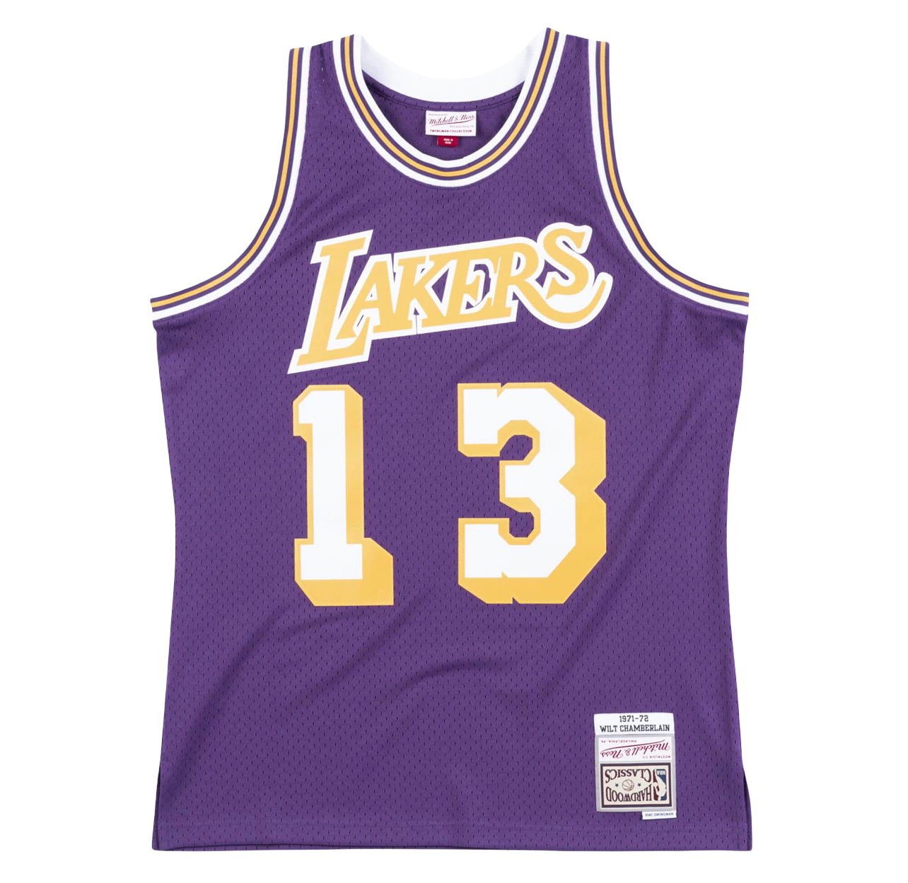 Los Angels Lakers 71-72 Wilt Jersey