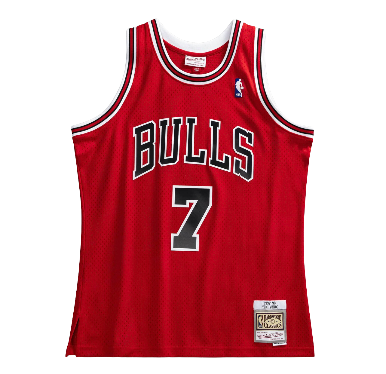 Chicago Bulls 97-98 Red Kukoc Jersey