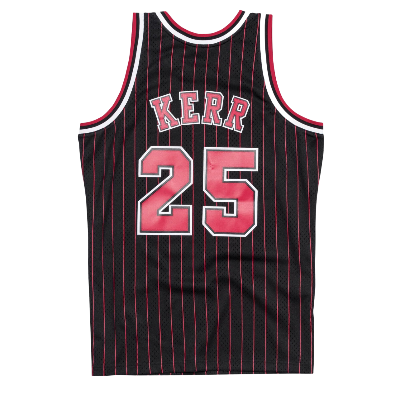 Chicago Bulls 95-96 Striped Black Kerr Jersey