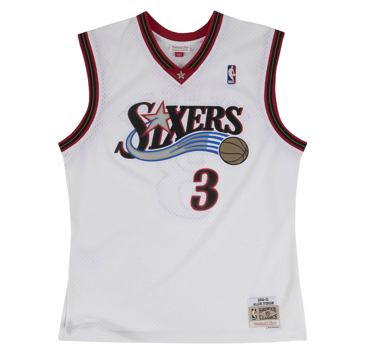 Philadelphia 76ers 00-01 Iverson HM Jersey