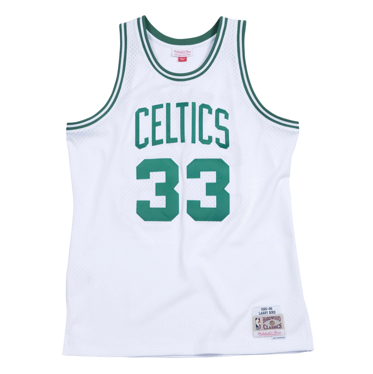 Boston Celtics White 85-86 Bird  HM Jersey