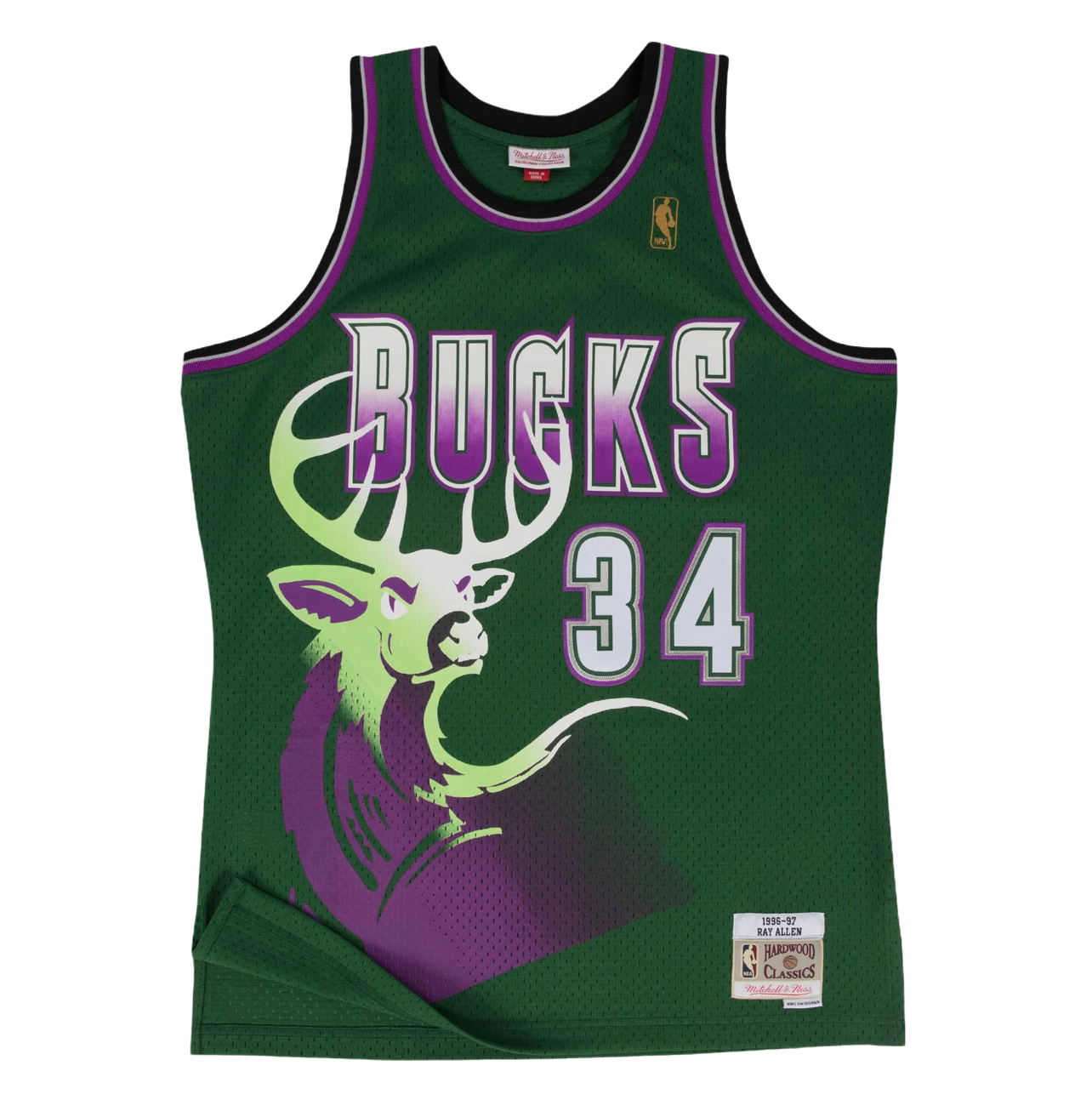 Milwaukee Bucks Alter 96-97 Allen Jersey